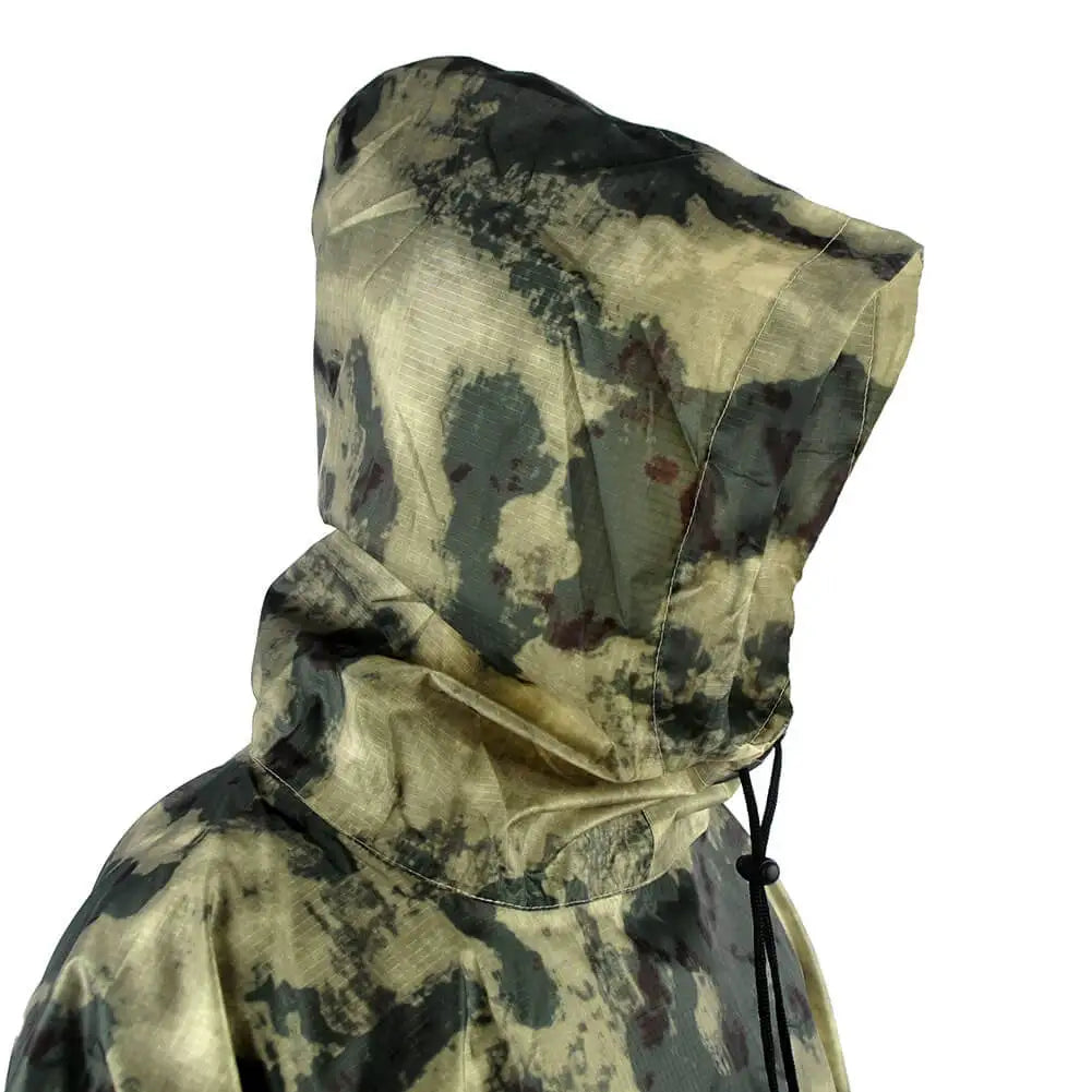 Lightweight Waterproof Camouflage Rain Poncho