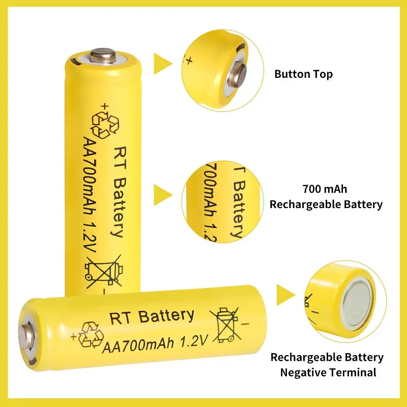 SolarBright Ni-MH Rechargeable Batteries
