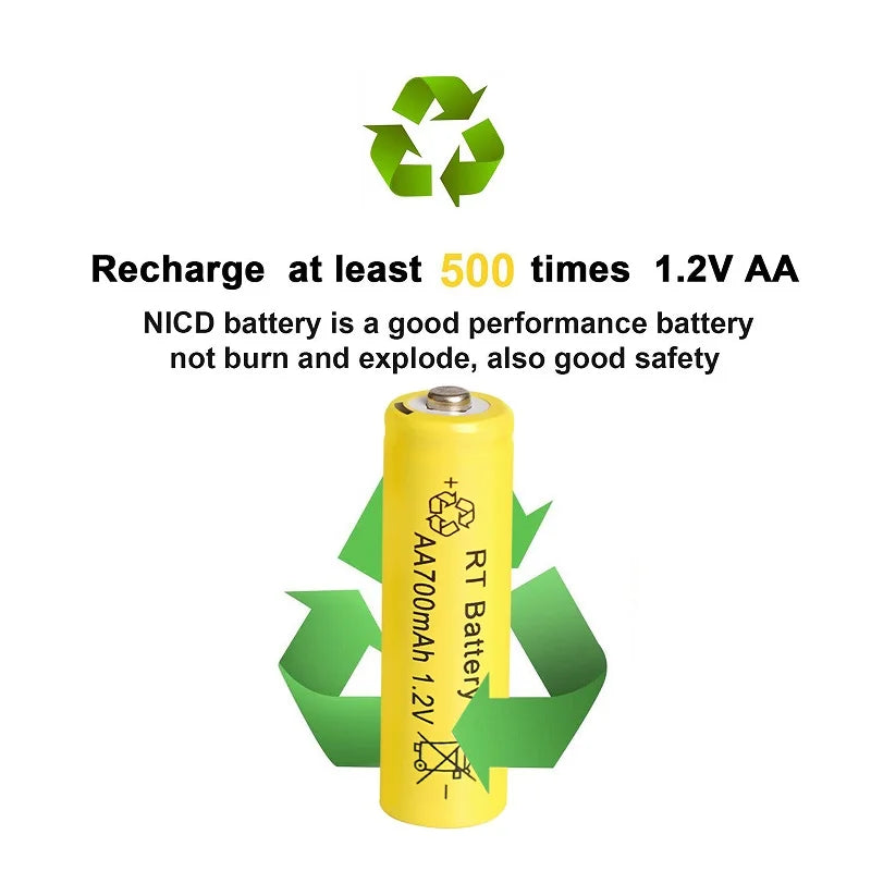 SolarBright Ni-MH Rechargeable Batteries