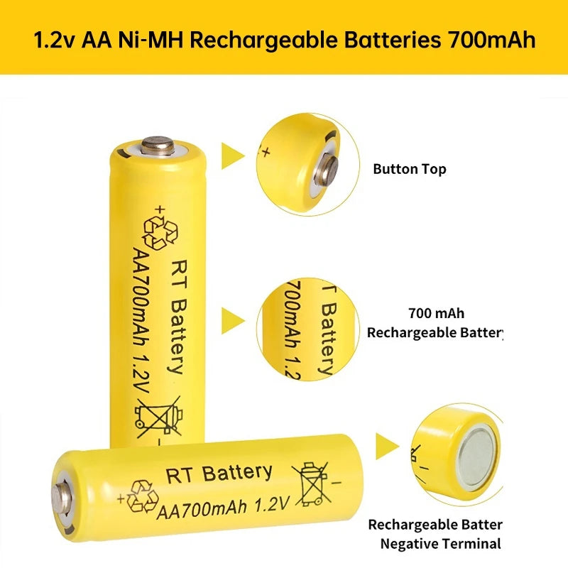 SolarBright Ni-MH Rechargeable Batteries