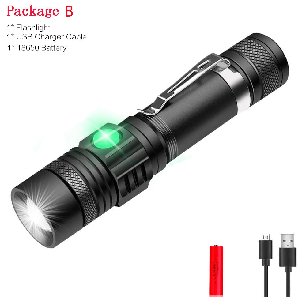 Pro Tactical LED Flashlight