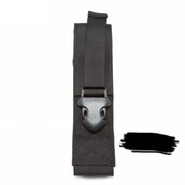 Tactical MP5 Mag & Baton Pouch - MOLLE LED Torch Holster Cover Case