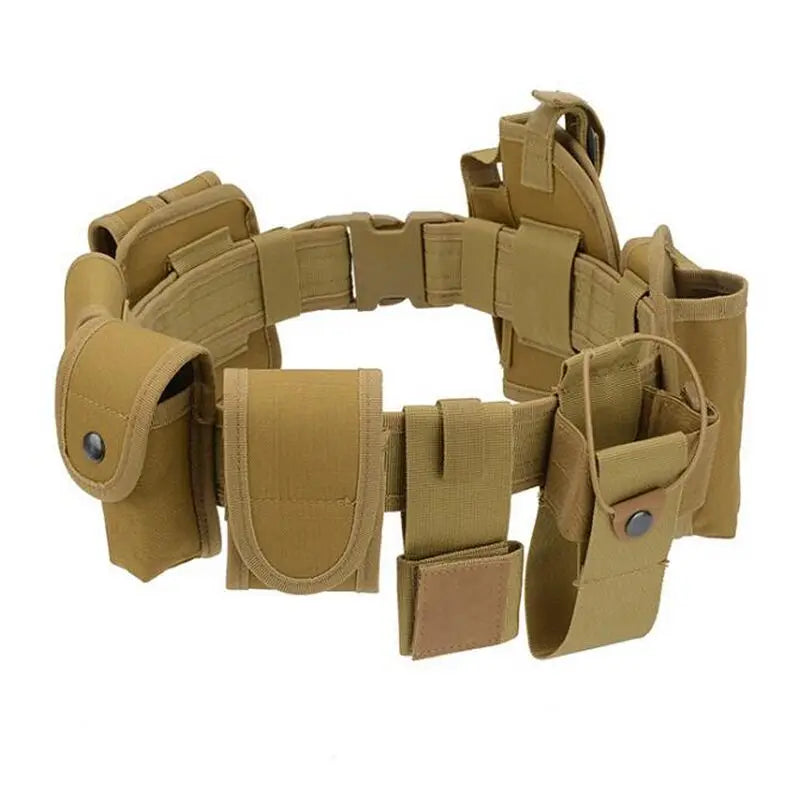 10-in-1 Tactical Police Duty Belt – Adjustable Security & Utility Belt Set