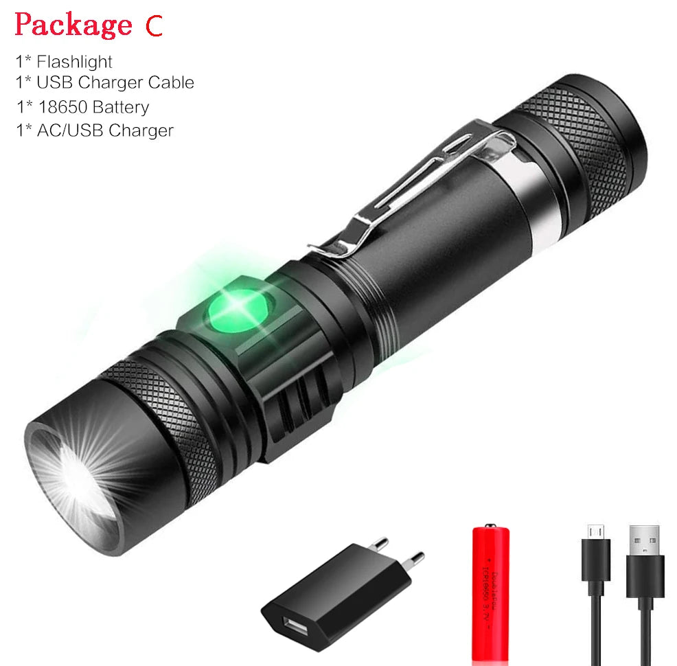 Pro Tactical LED Flashlight