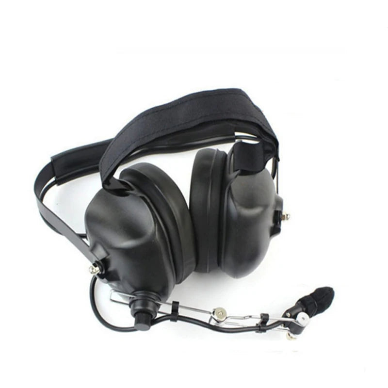 Heavy-Duty Noise Cancelling Walkie-Talkie Headset