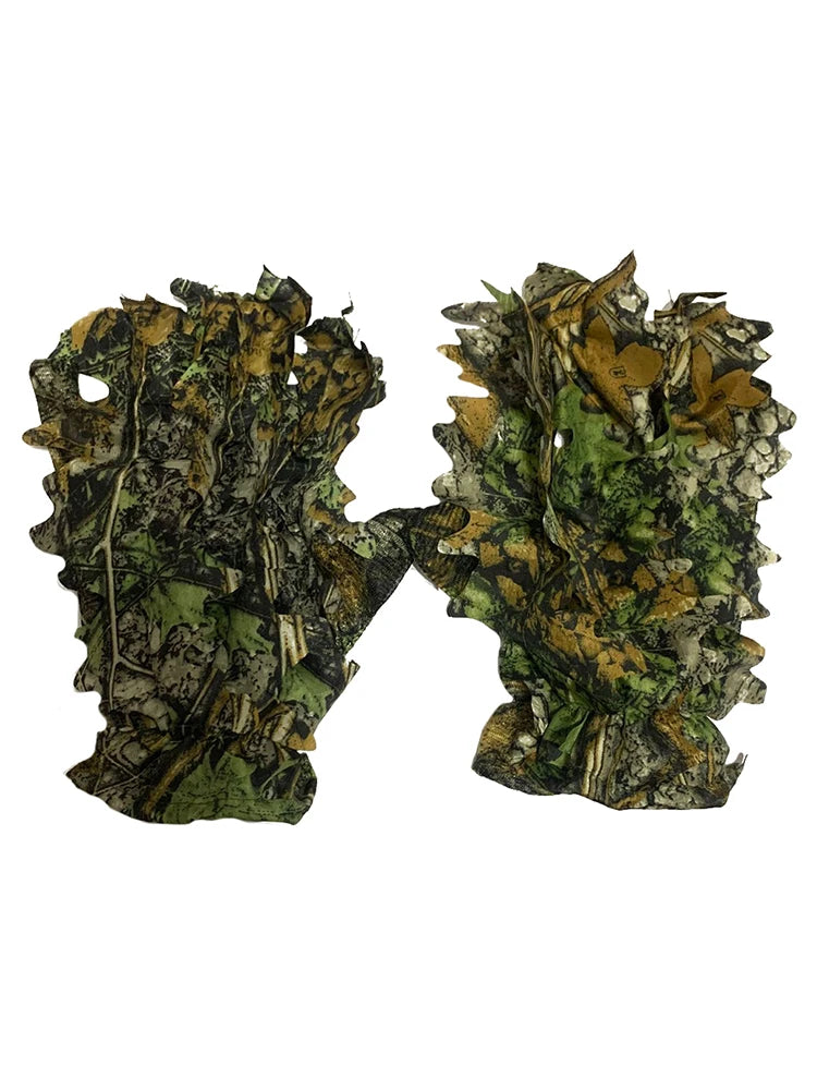Durable 3D Camouflage Non-Slip Gloves Activities