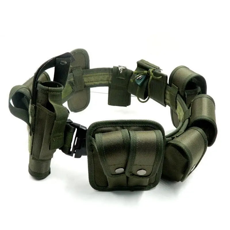 10-in-1 Tactical Police Duty Belt – Adjustable Security & Utility Belt Set