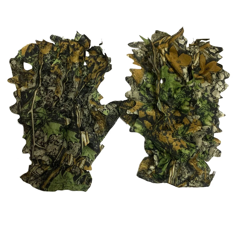 Durable 3D Camouflage Non-Slip Gloves Activities