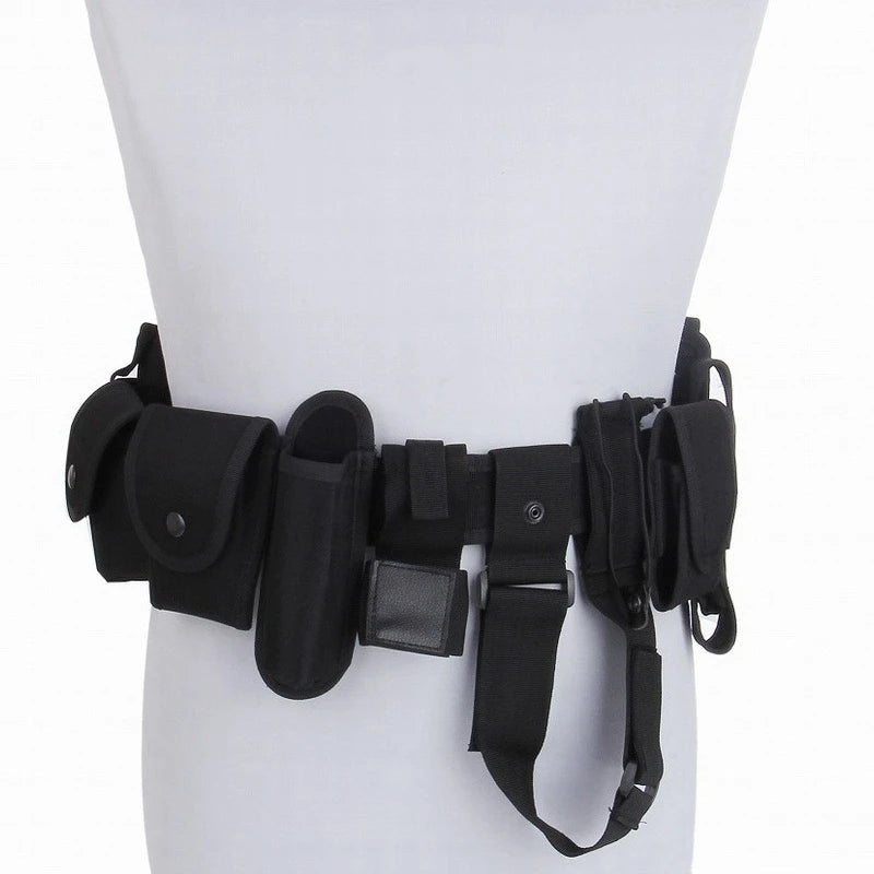 10-in-1 Tactical Police Duty Belt – Adjustable Security & Utility Belt Set