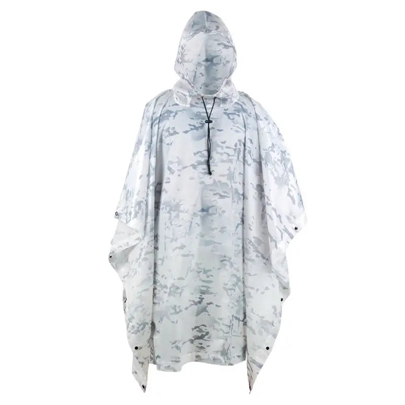 Tactical Camouflage Rain Poncho – Waterproof