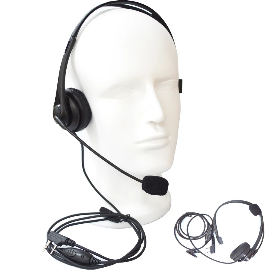 Professional Two-Pin Communication Headset – Noise Isolation