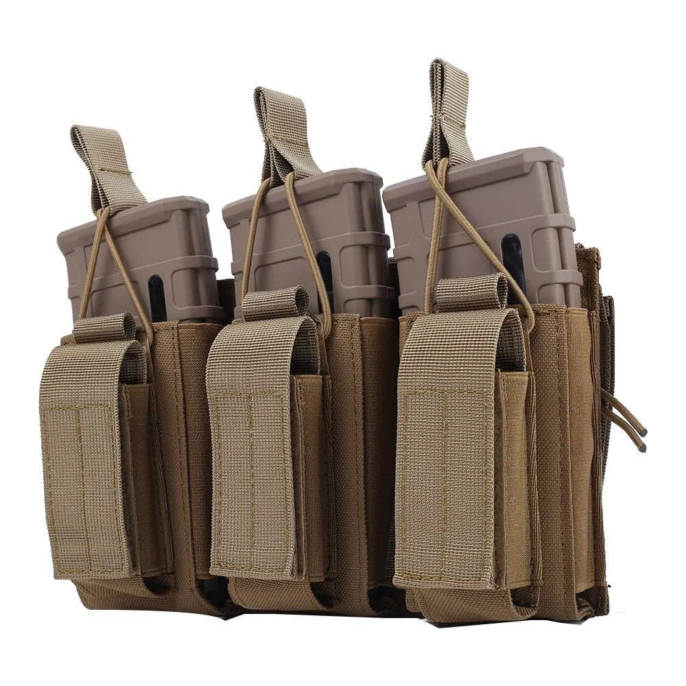 1000D MOLLE Rifle Mag Pouch - Double/Triple