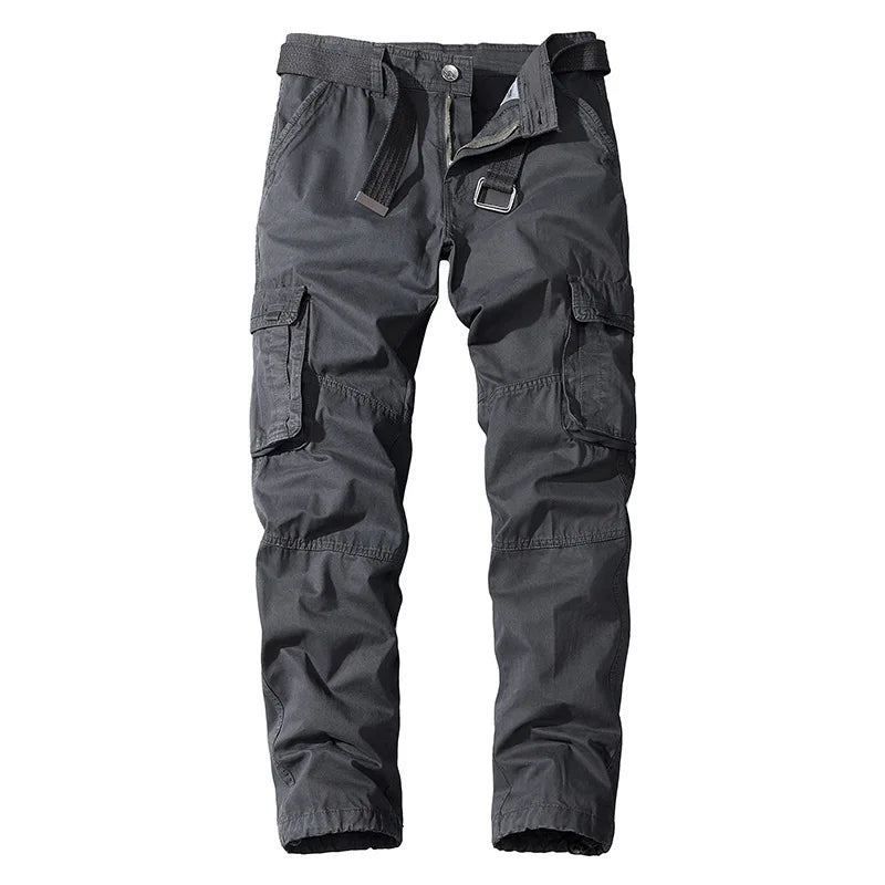 Men's Tactical Pants with Multiple Pockets - Breathable Design