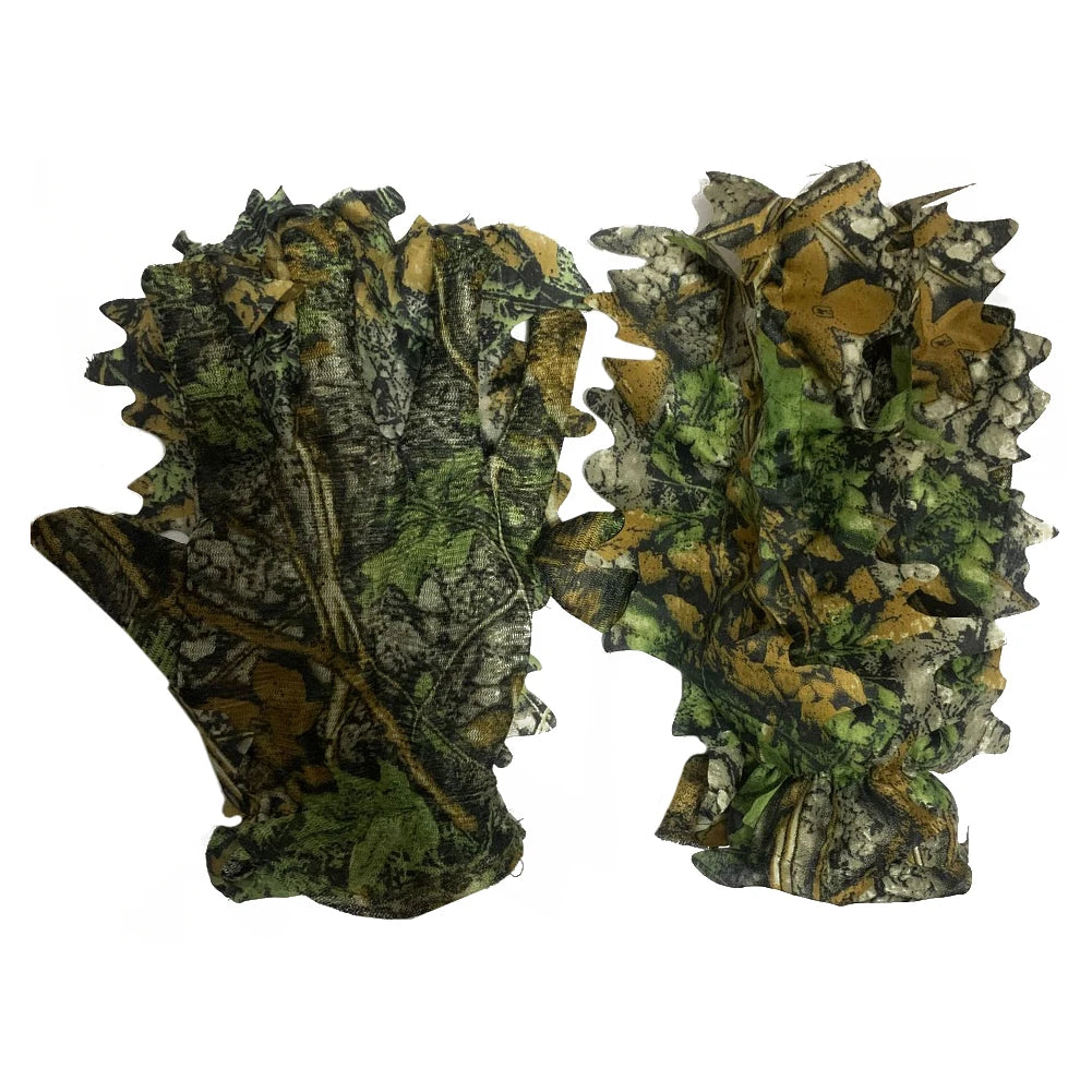Durable 3D Camouflage Non-Slip Gloves Activities