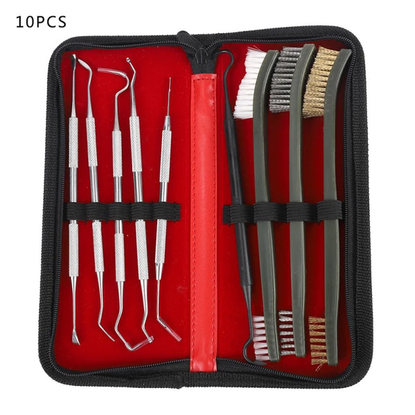 Multi-Tool Cleaning Kit with Brushes