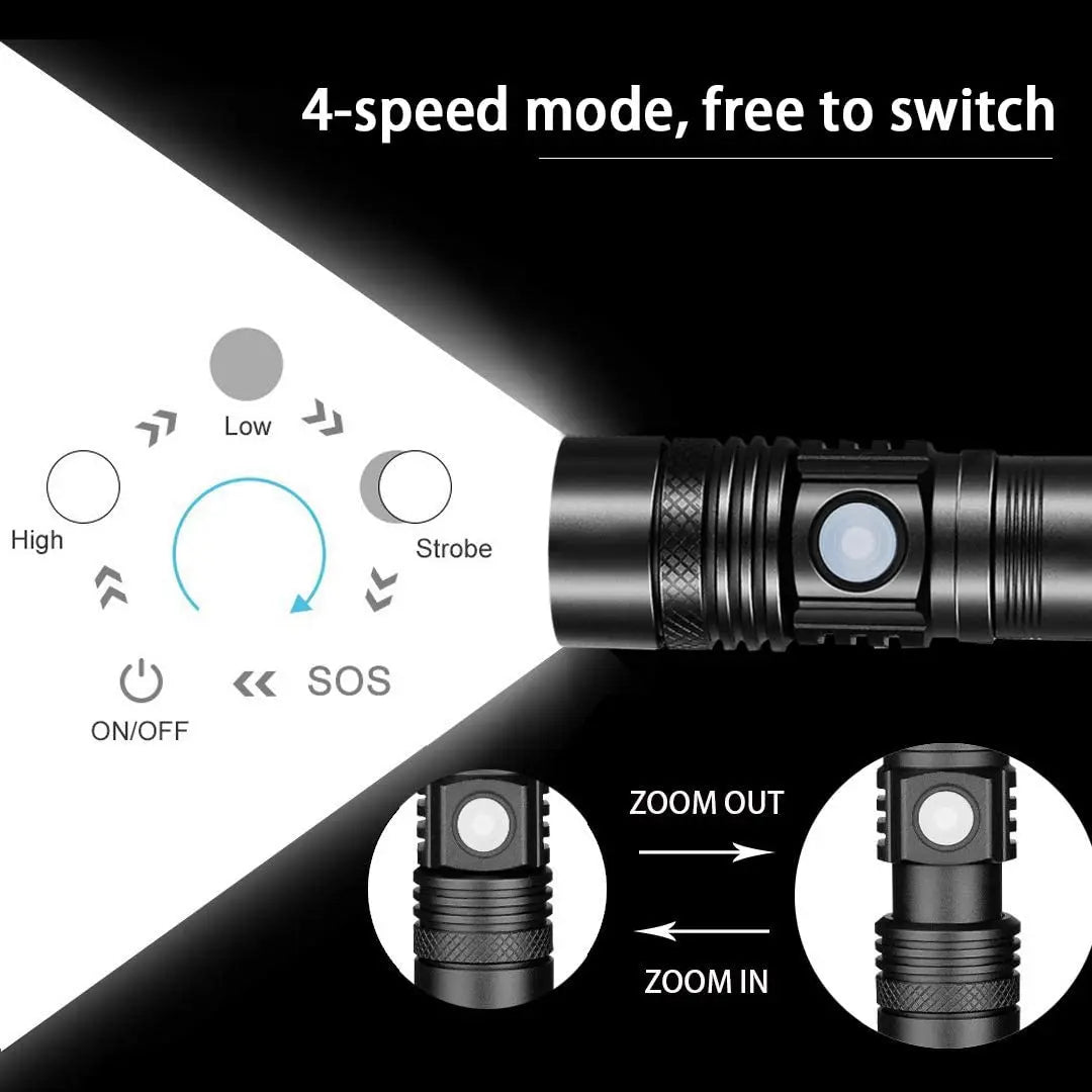 Pro Tactical LED Flashlight