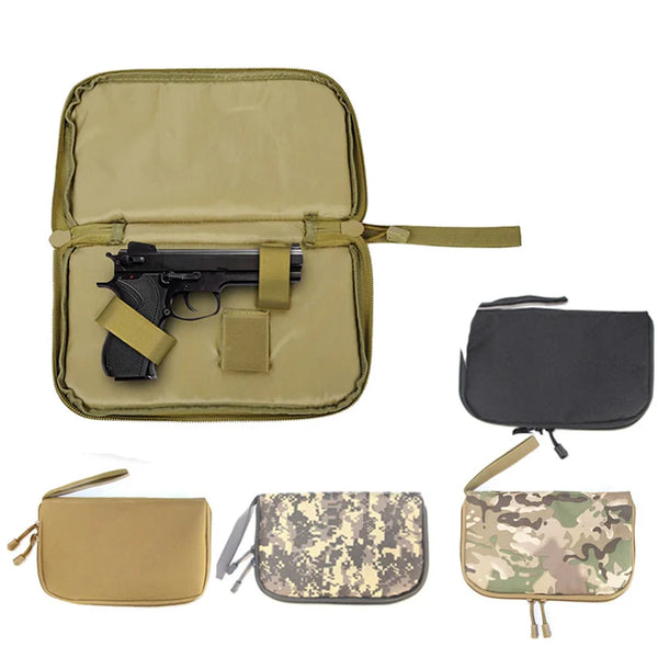 Tactical Nylon Handgun Case with Multi-Color Options for Hunting and Combat Use