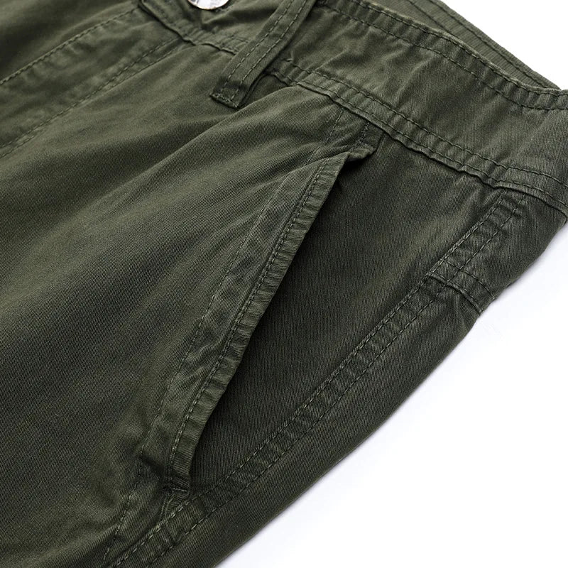Men's Tactical Pants with Multiple Pockets - Breathable Design