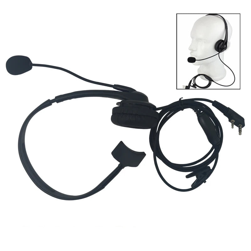 Professional Two-Pin Communication Headset – Noise Isolation