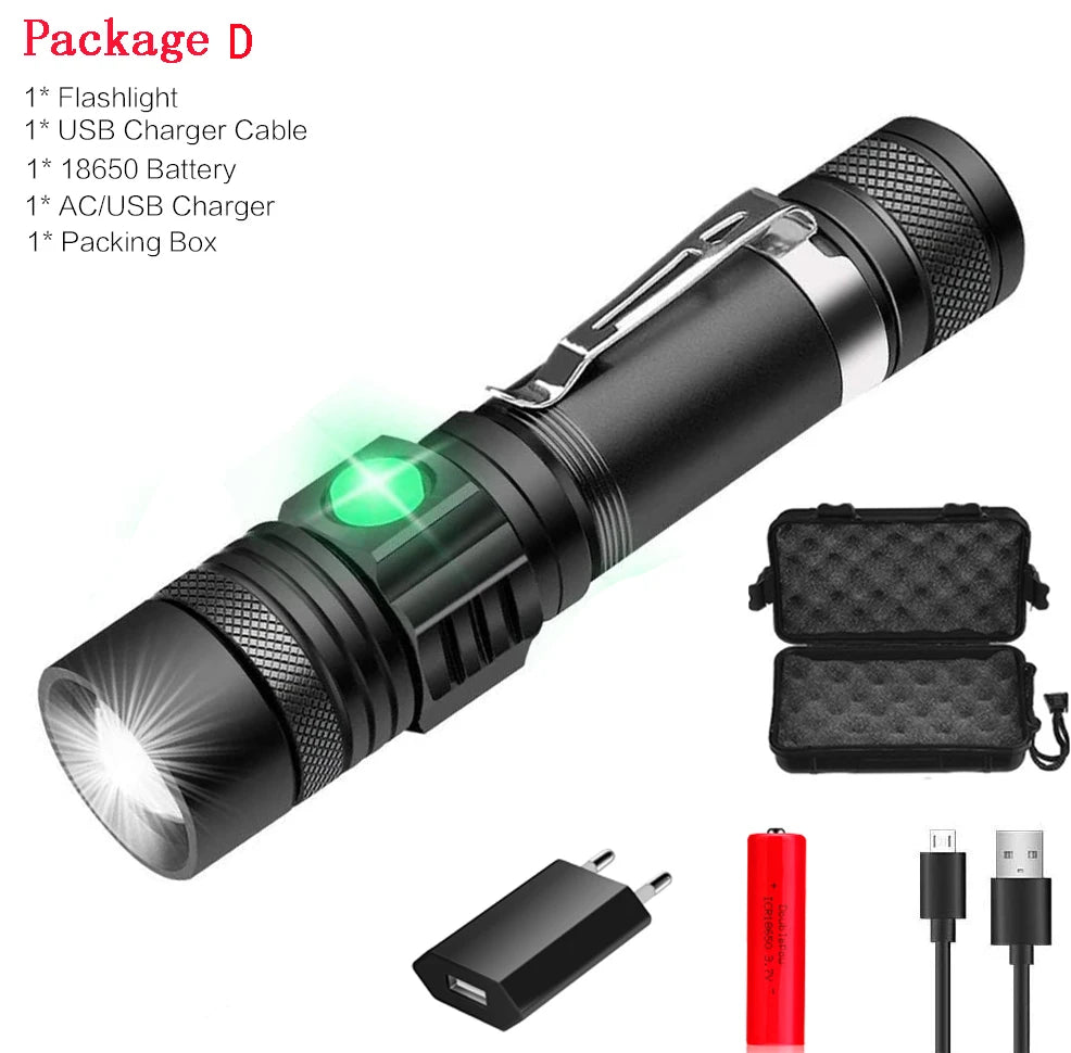 Pro Tactical LED Flashlight