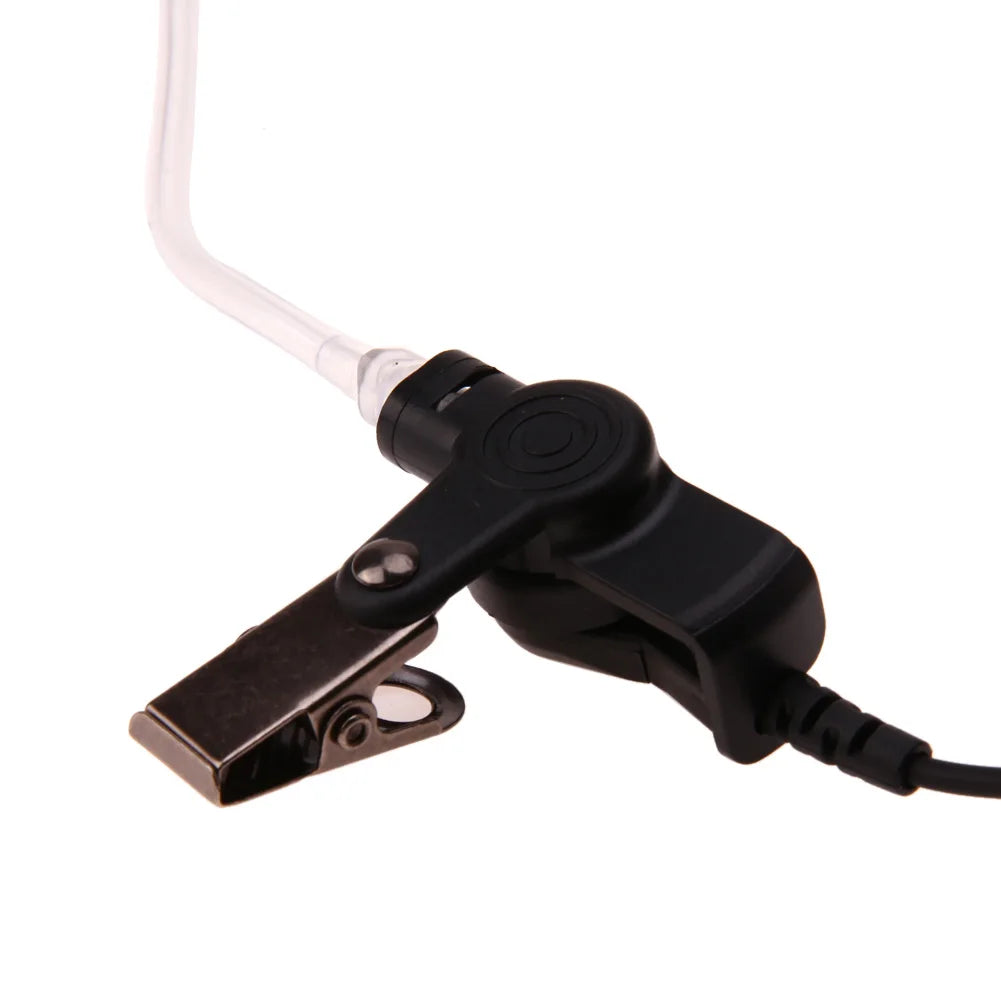 Tactical Acoustic Tube Earpiece with Noise Cancellation