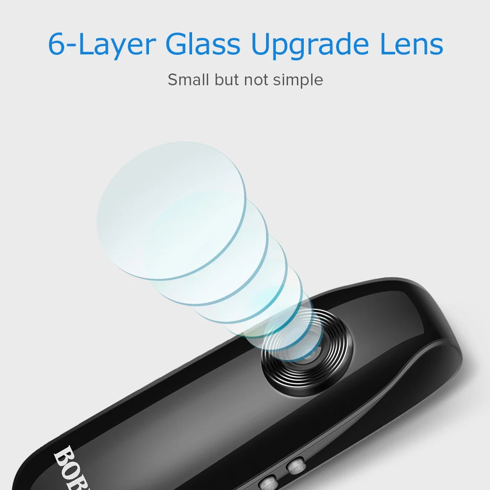 Compact HD Camera with Motion Detection & Loop Recording