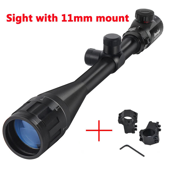 6-24x50 AO Rifle Scope – Illuminated Red/Green Tactical Long-Range Optic | Bestsight