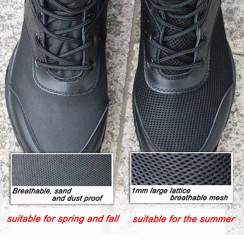 High-Top  Tactical Boots – Durable & Lightweight