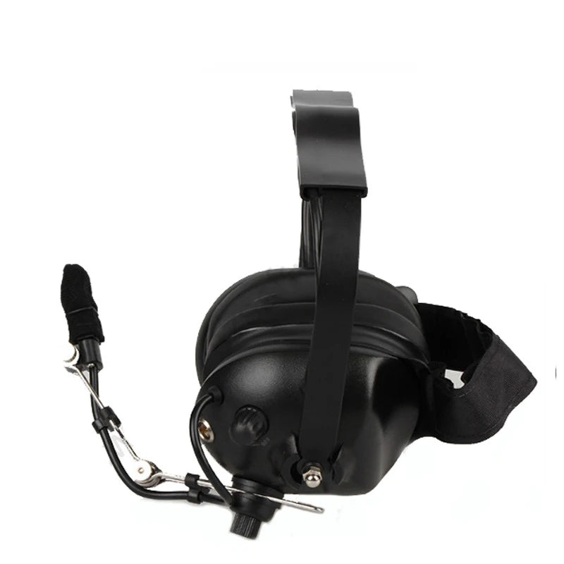 Heavy-Duty Noise Cancelling Walkie-Talkie Headset