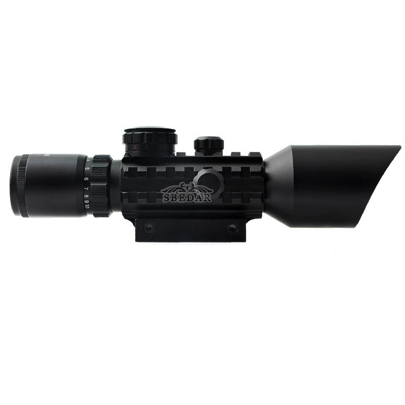 Red Laser 3-10x HD Cross 8x Scope – Wall-Mounted Slingshot Accessory