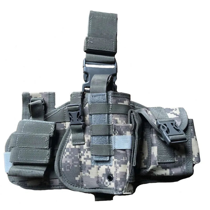 Jarhead Universal MOLLE Drop Leg Tactical Thigh Holster for Pistols