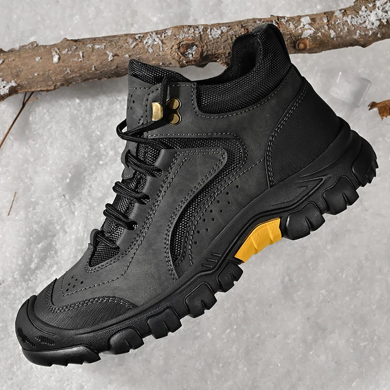 High-Top Breathable Hiking Sneakers – Durable, Comfortable, and Stylish