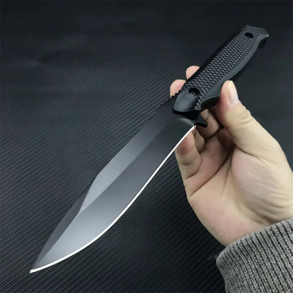 5Cr13MoV Fixed Blade Knife – Tactical EDC Hunting Tool with Stainless Steel Blade