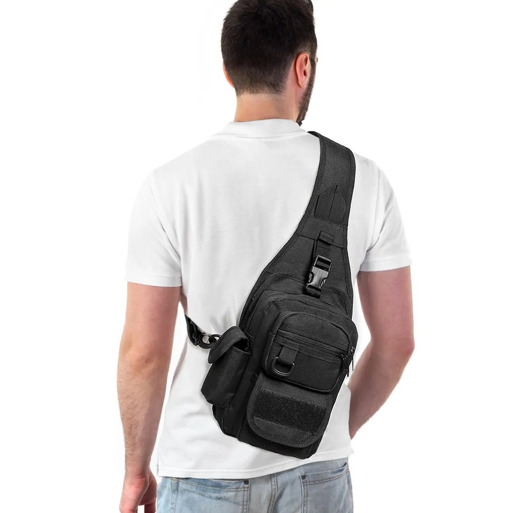 Tactical EDC Sling Bag with Concealed Compartment