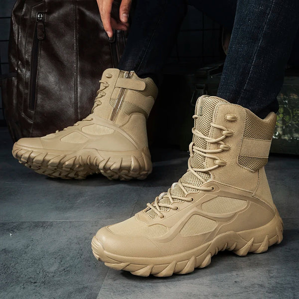 Durable Military-Style Tactical Boots – All-Season Performance