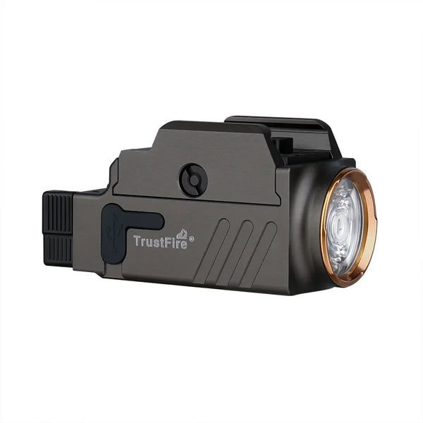 rustFire GM23 Tactical Weapon Light - 800 Lumen USB Rechargeable LED Flashlight for Glock &amp; Picatinny Rails