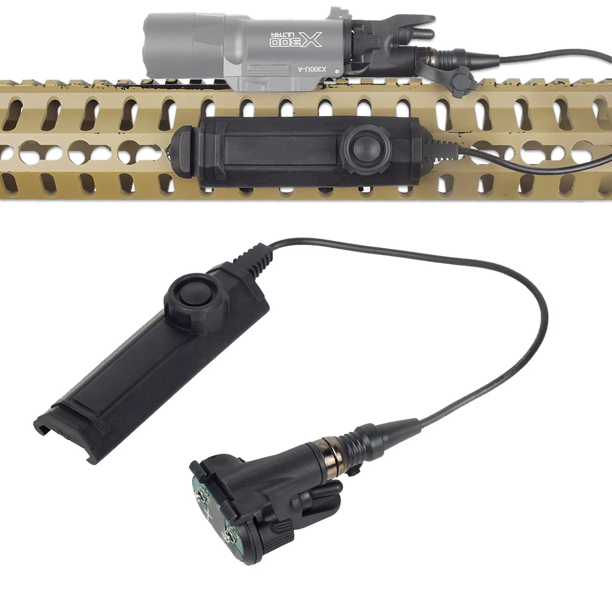 LAMBUL X300U Tactical Pistol Scout Light - Aluminum, Dual Output, CR123A