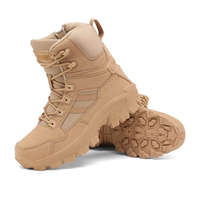 Tactical Hiking & Military Boots – Waterproof, Anti-Slip & Durabled warm work boot