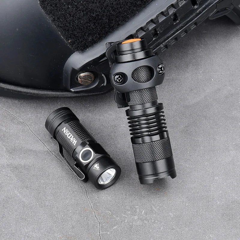 WADSN Tactical FAST Helmet Scout Light - Strobe; Constant LED with 20mm Rail Mount