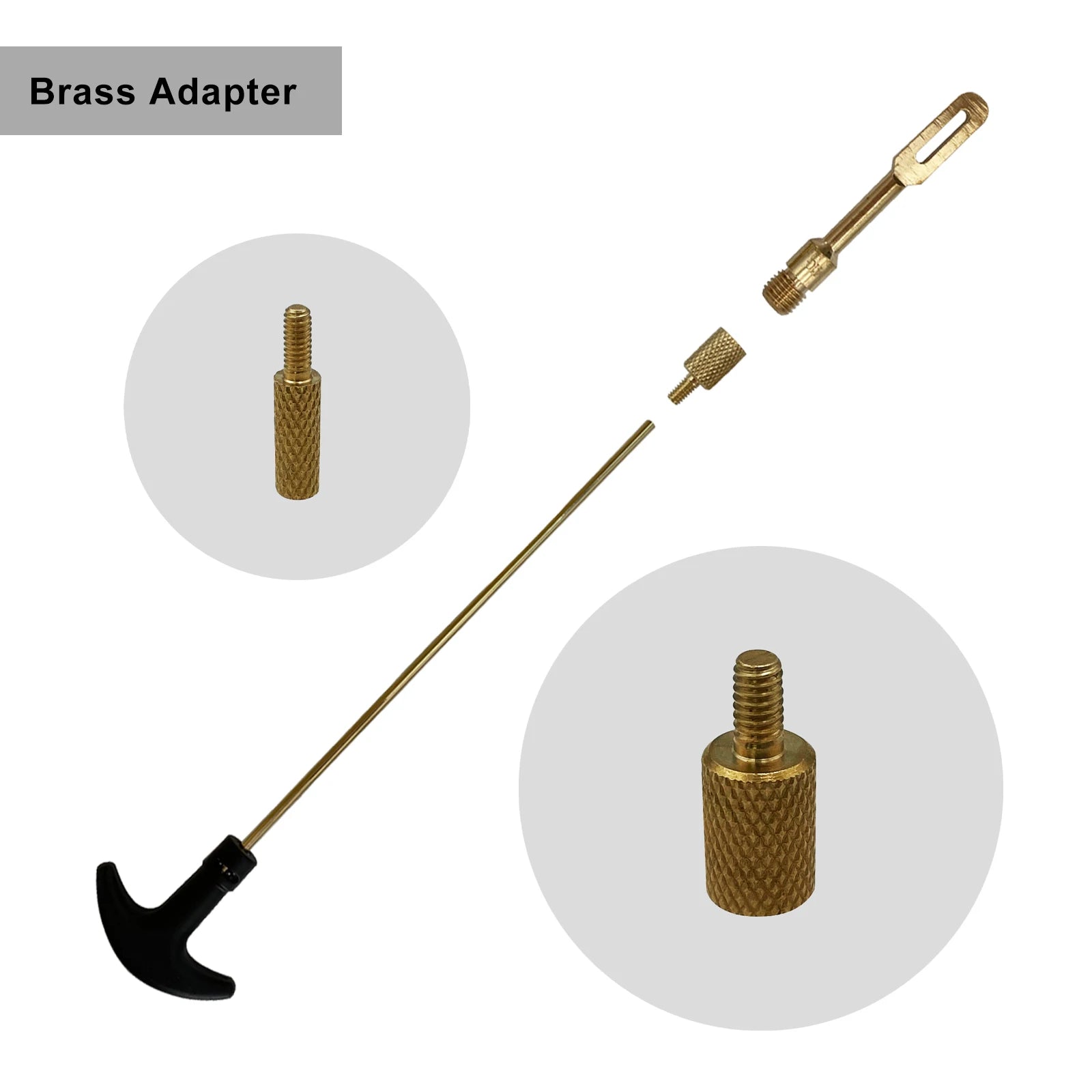 Professional Multi-Tool Firearm Cleaning Kit with Brass Components and Universal Compatibility