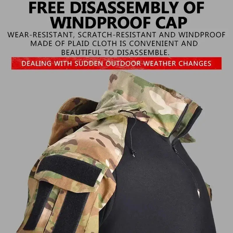 Tactical Combat Suit – Windproof & Breathable