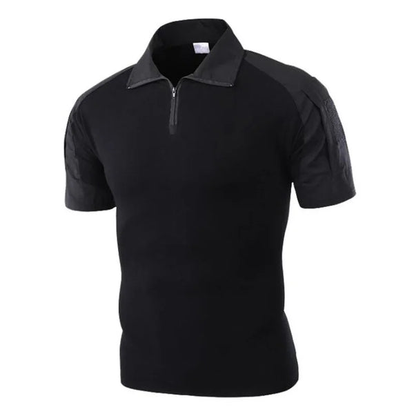 Lightweight Military-Style Polo Shirt