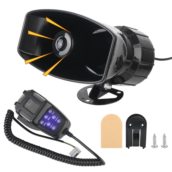 High-Decibel Multi-Tone Vehicle Siren & PA System