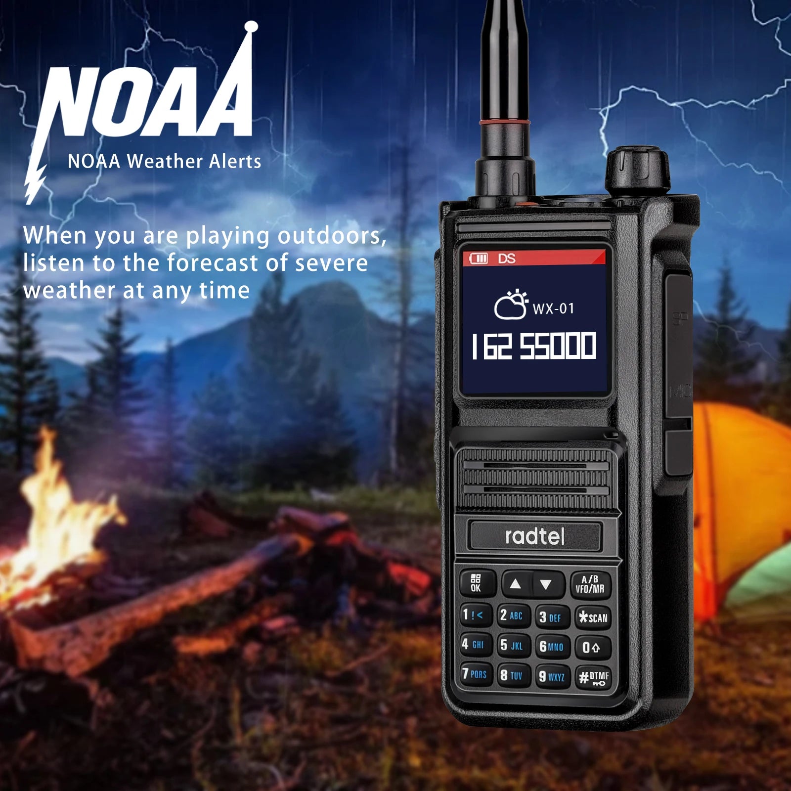 Multi-Band Portable Two-Way Radio