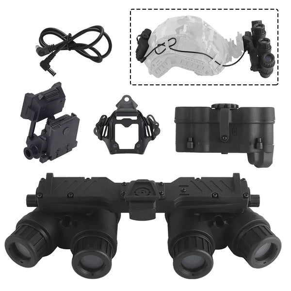 NVG 18 Tactical Night Vision Goggles - MICH M88 Helmet Compatible