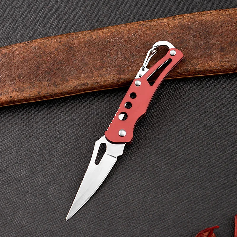 Mini Folding Pocket Knife — Portable EDC Keychain Tool