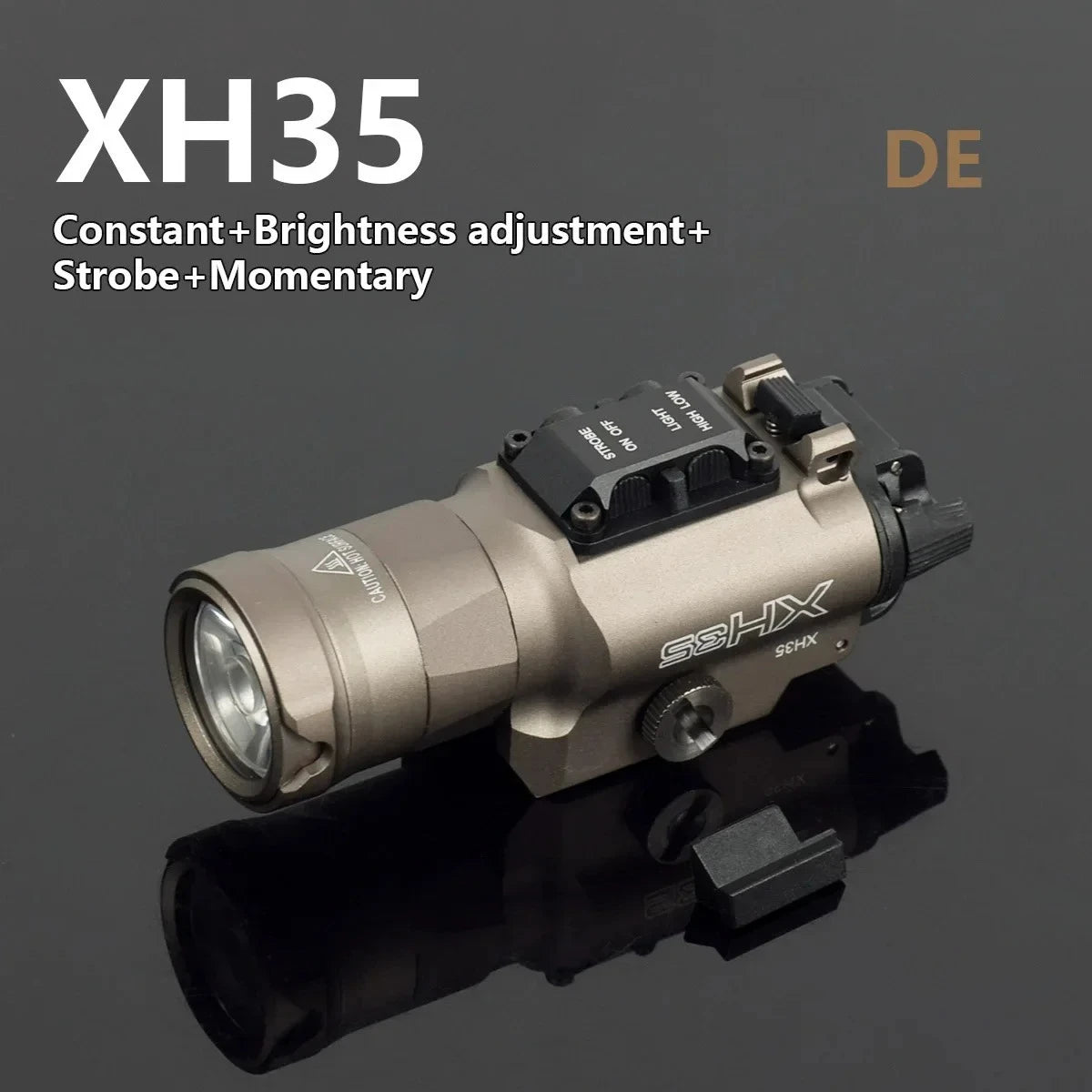 LAMBUL X300U Tactical Pistol Scout Light - Aluminum, Dual Output, CR123A
