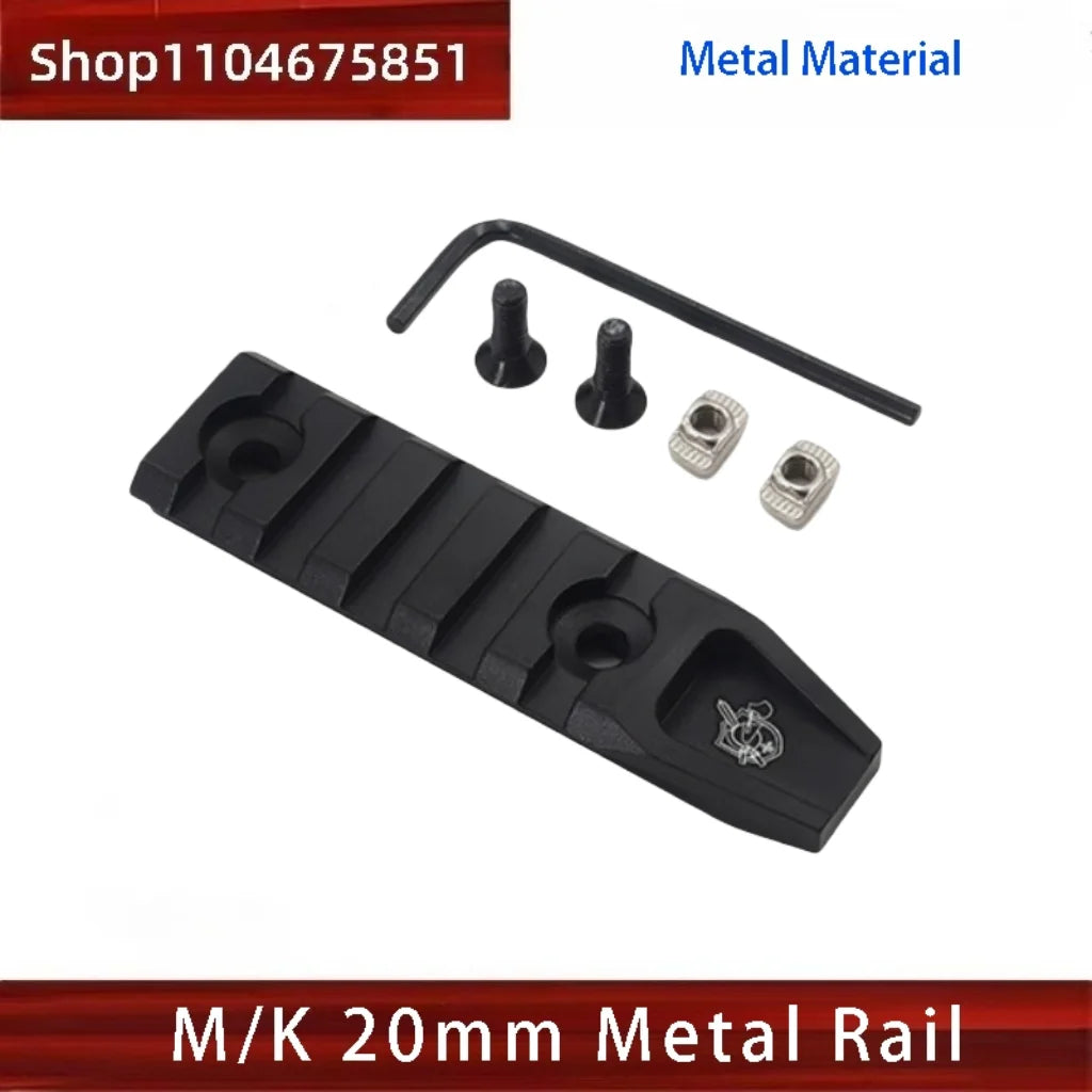 Tactical Picatinny Rail Handguard - MLOK/KEYMOD Compatible for Airsoft Wargame Rifles