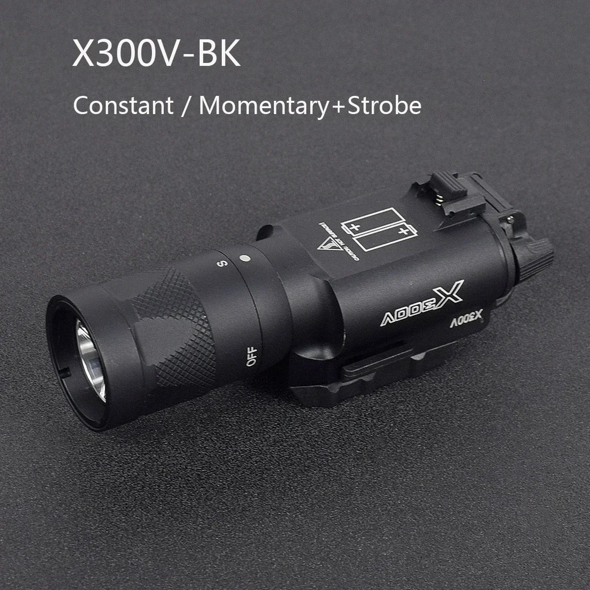 LAMBUL X300U Tactical Pistol Scout Light - Aluminum, Dual Output, CR123A