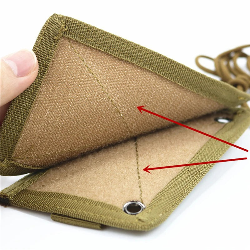 Tactical Nylon Pouch with Neck Rope